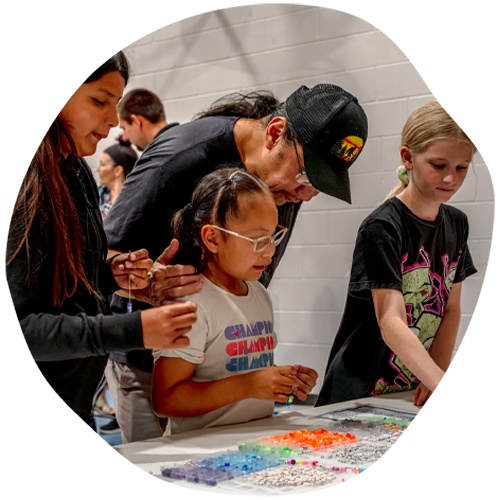 Family Fun Night participants