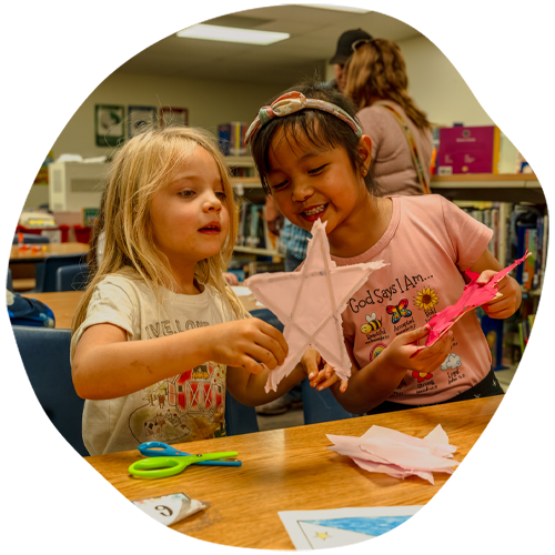 Children at an afterschool program