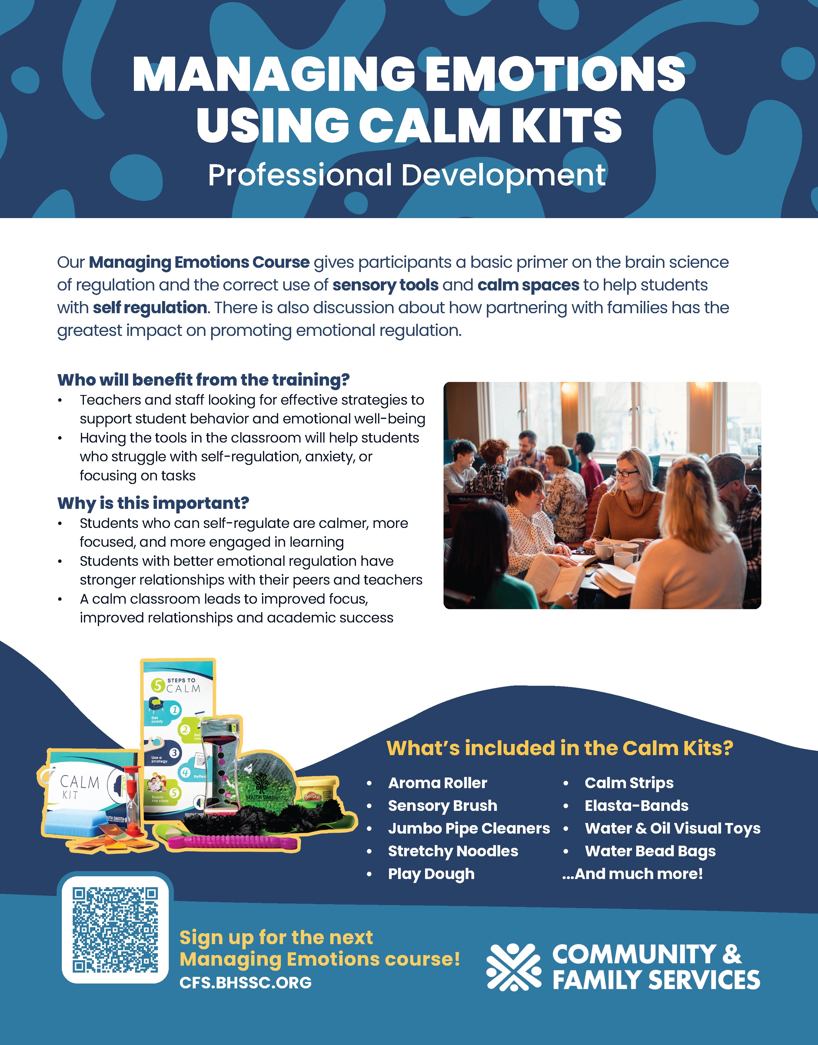 CFS Flyer - Managing Emotions Using Calm Kits