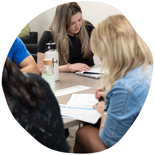 Adults participating in DISC Professional Development