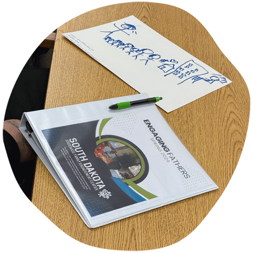 Join CFS Engaging Fathers binder of information
