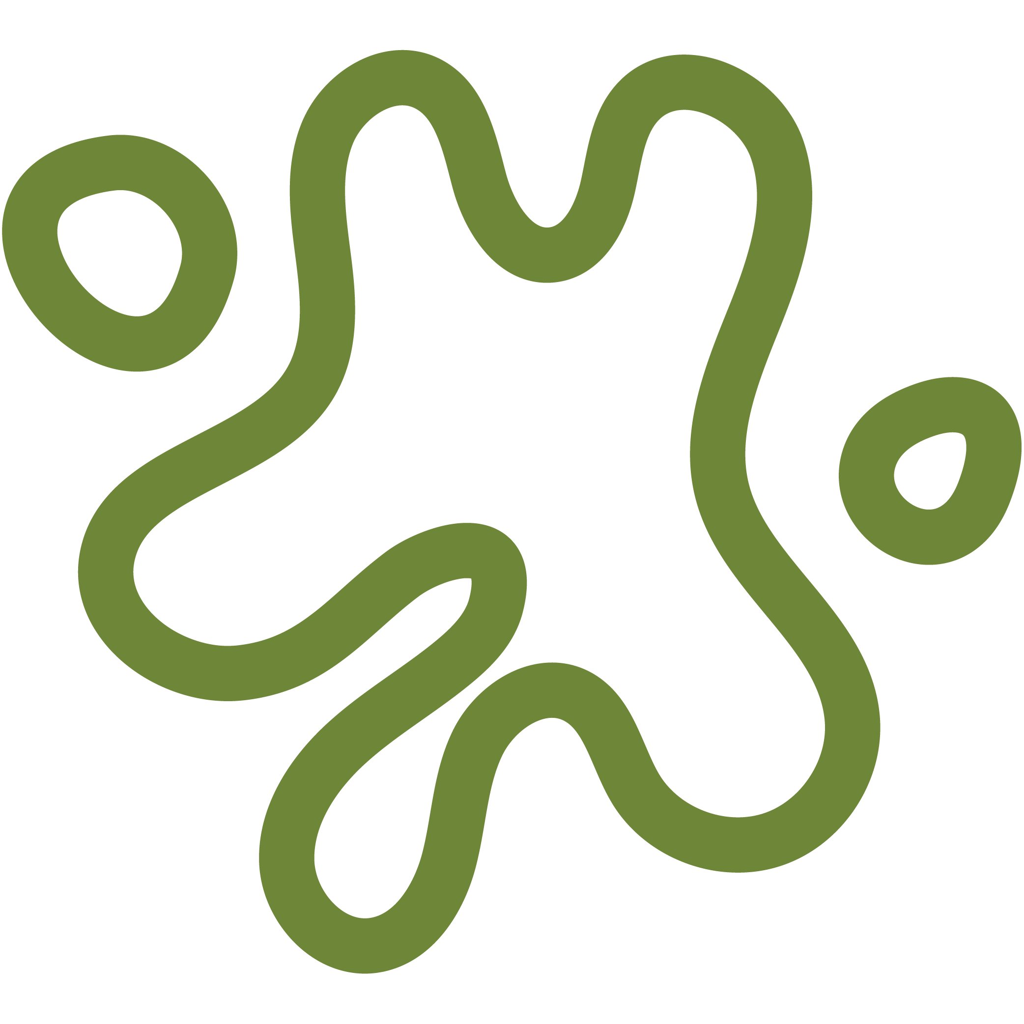 Outlined icon of splatted paint