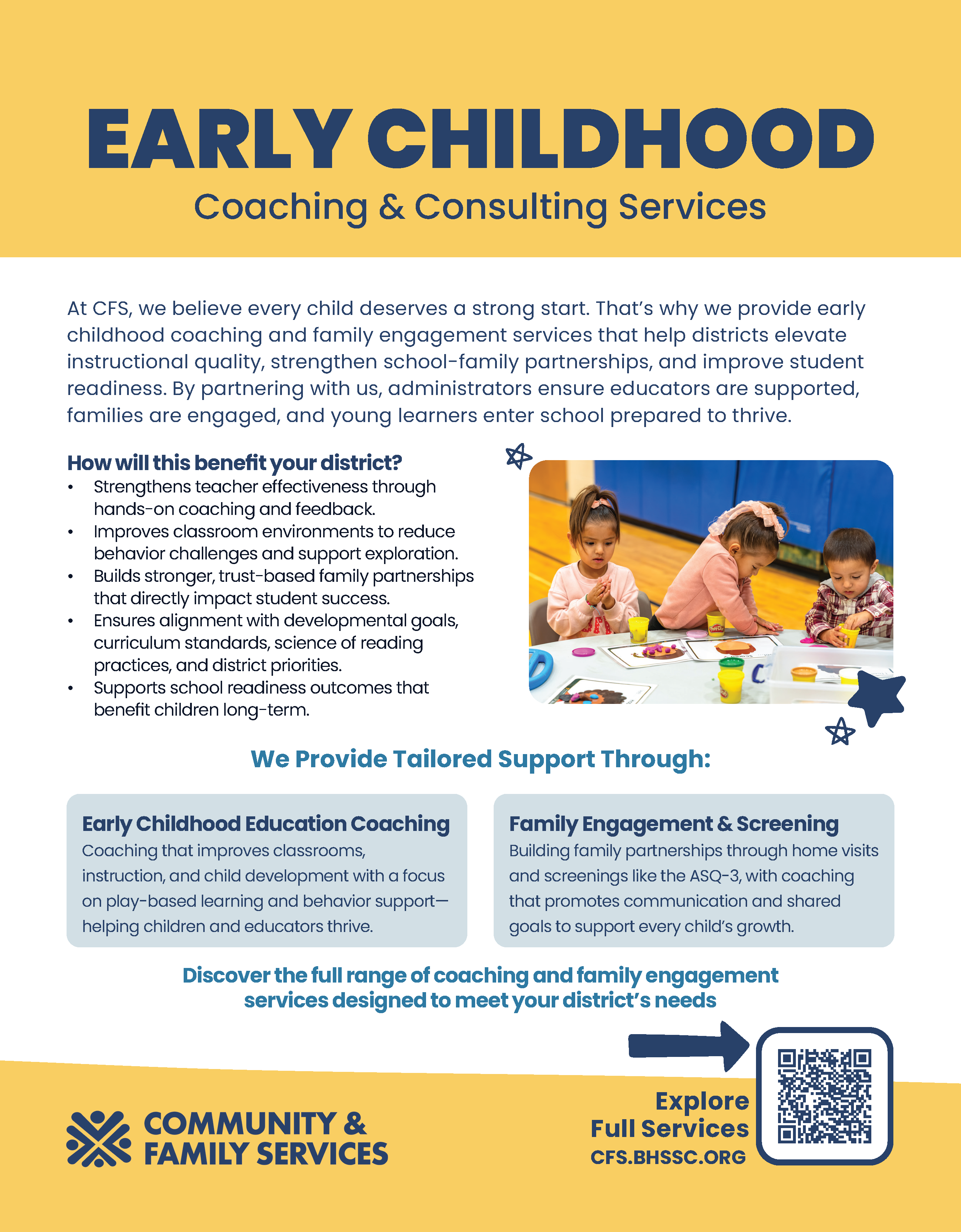 Early Childhood Services Flyer